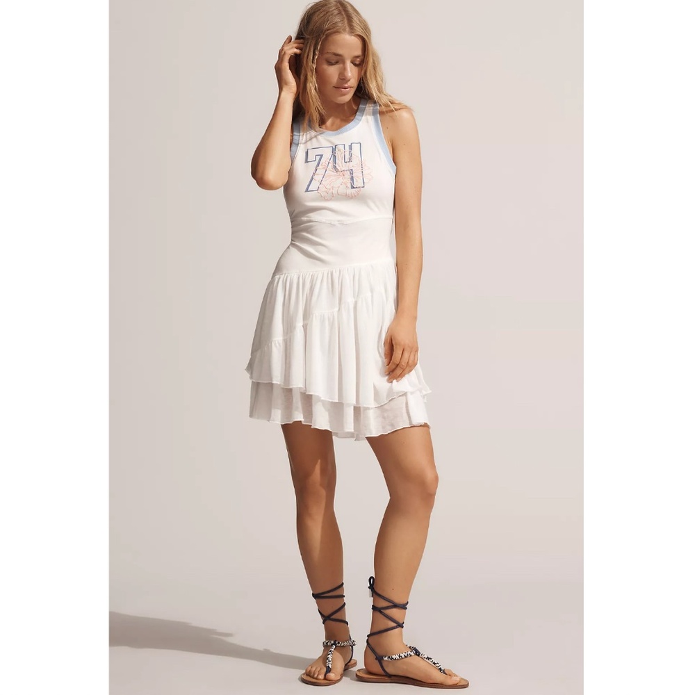 ANTHROPOLOGIE Varsity Sleeveless Midi Tank Dress - Size XXS (NWT, Retail $118)